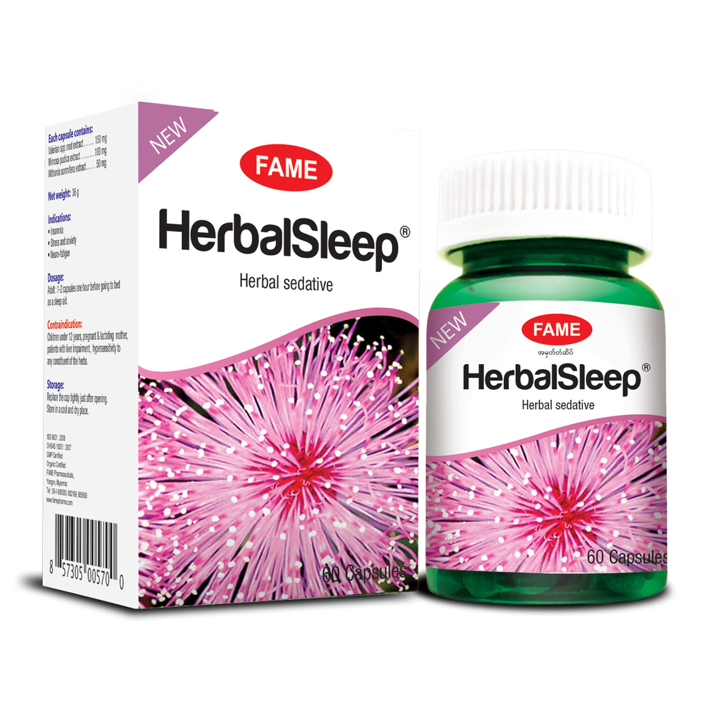 Fame Herbalsleep Herbal Sedative 60Capsules