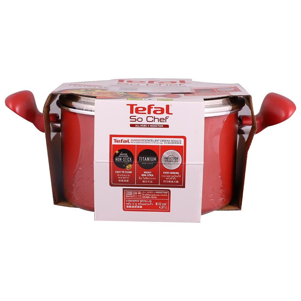 Tefal So Chef Induction Stock Pot 22CM G1354595