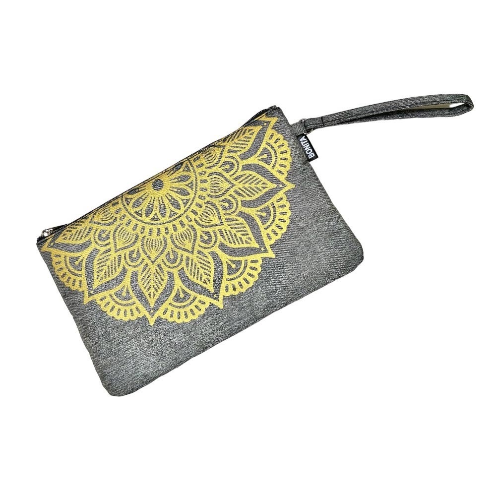 Bonita Envelope Bag Grey Gold