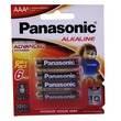 Panasonic Alkaline Battery LR03T 6BA (6PCS)