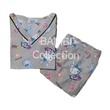 Bambi Women Night Wear Spun Oneset Grey AA0038 XL