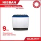 Nibban 9Kg Semi Auto Washing Machine WM-SA90H2