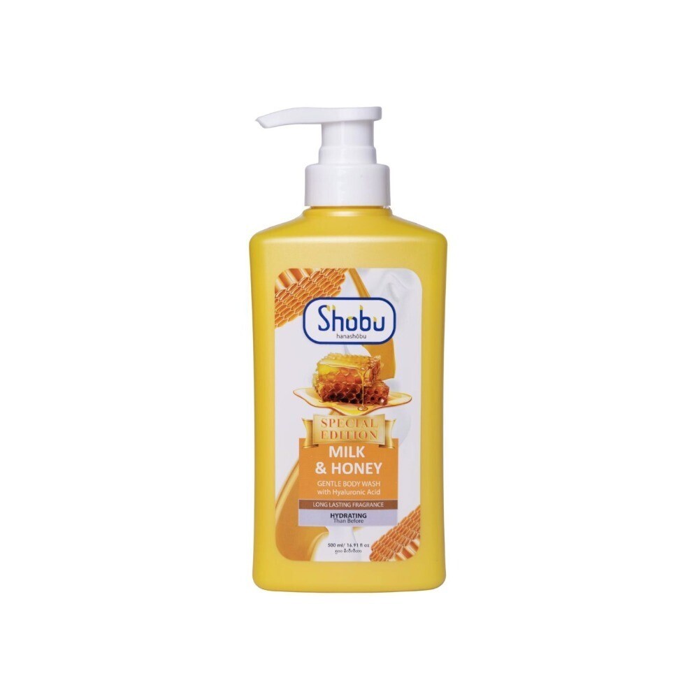 Shobu Gentle Body Wash Special Edition (Milk & Honey ) 500ML