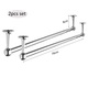 Jaramy Bathroom Towel Bar Holder Rack 76 CM - 2 Sets