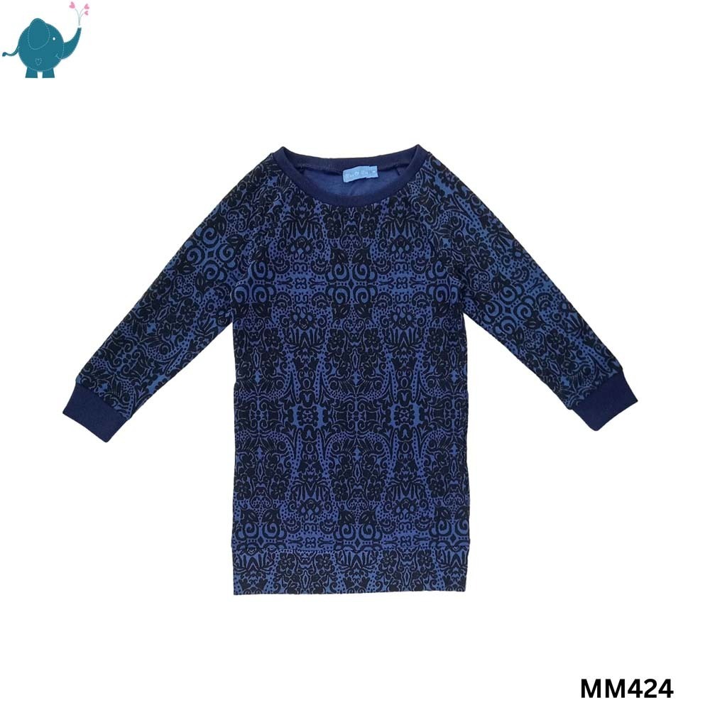 Max & Mia Girl Long-Sleeve Dress MM424 XL