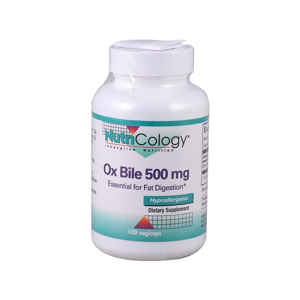 Nutricology Ox Bile 500Mg 100`S