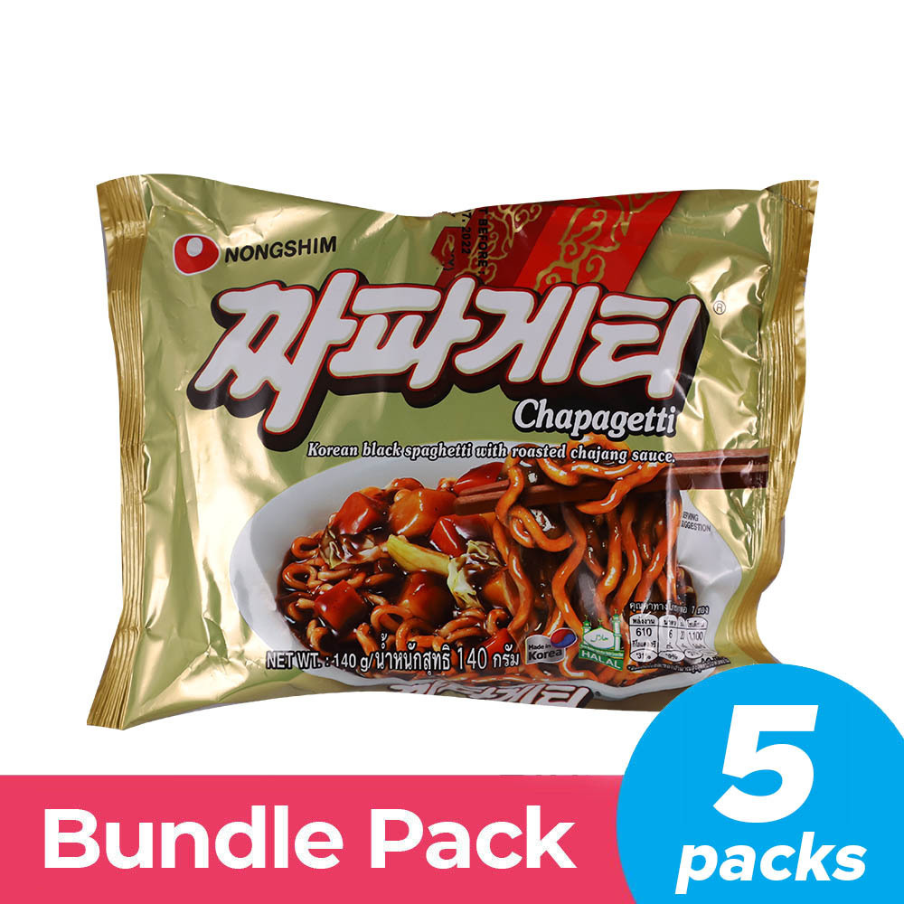 Nong Shim Instant Noodle Chajang Myun 140Gx5PCS