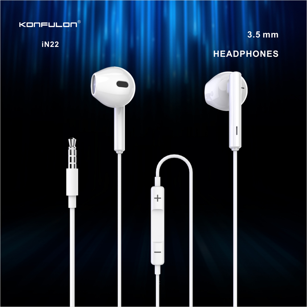 Konfulon iN-22 (Earphone)  White