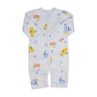 Te Te & Ta Ta Long Romper Short Sleeves White 3-6 Months (3Pcs/1Set) KRP-L101