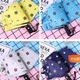 Automatic 3 Fold Teddy Printed Umbrella Yellow