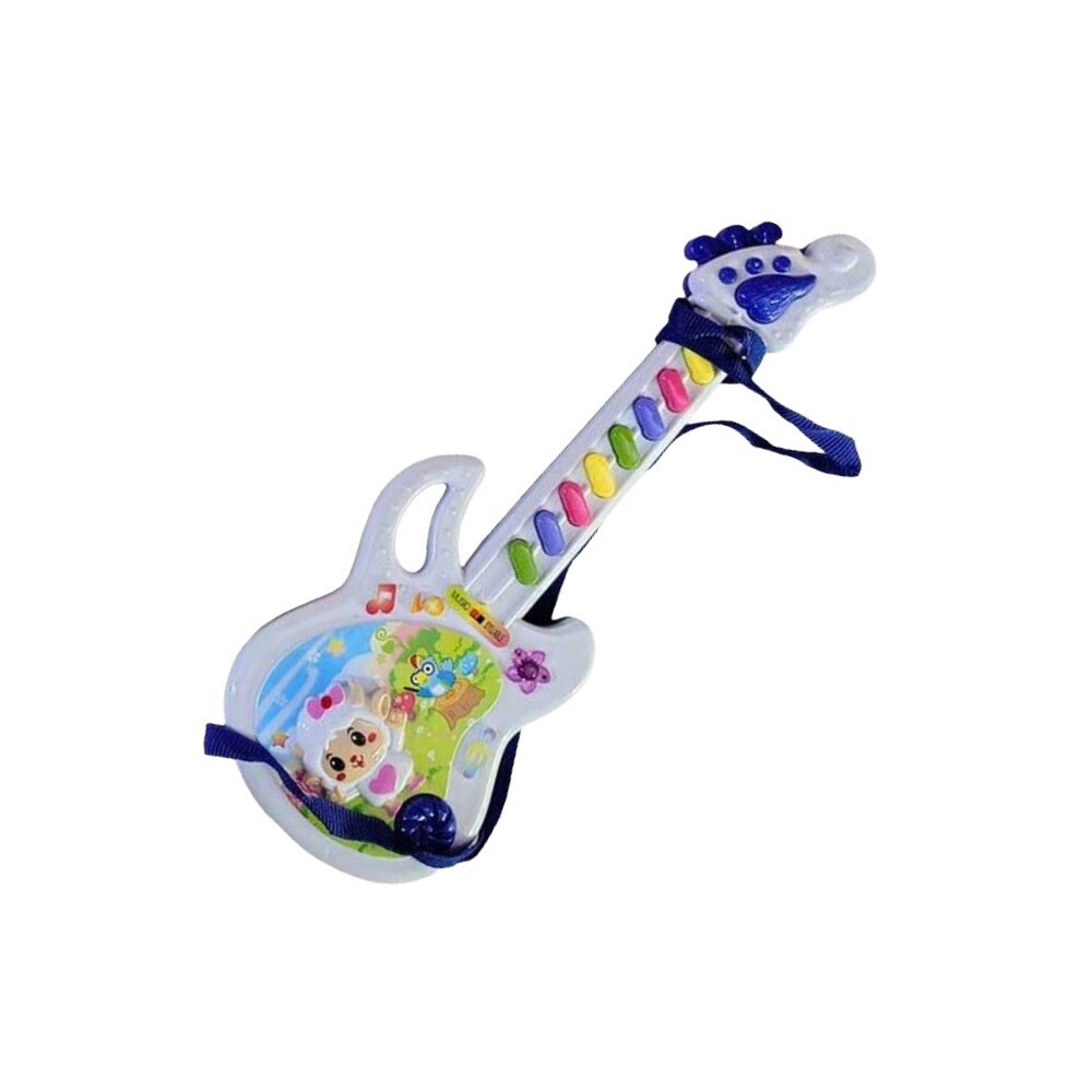 Baby Cele Flash-Light Melody Toy Guitar (Small) Dark Blue 12137