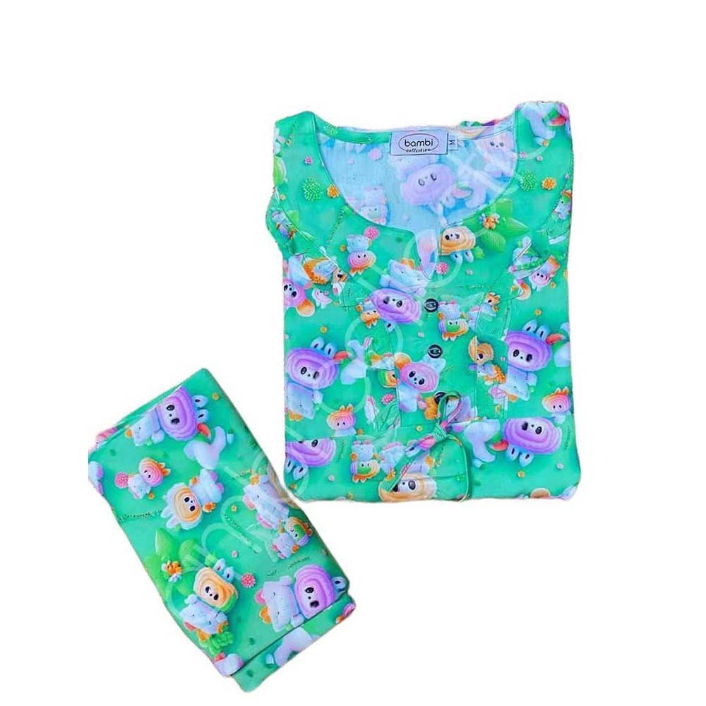 Bambi Women Spant One Set AA0054 D1 Green Medium