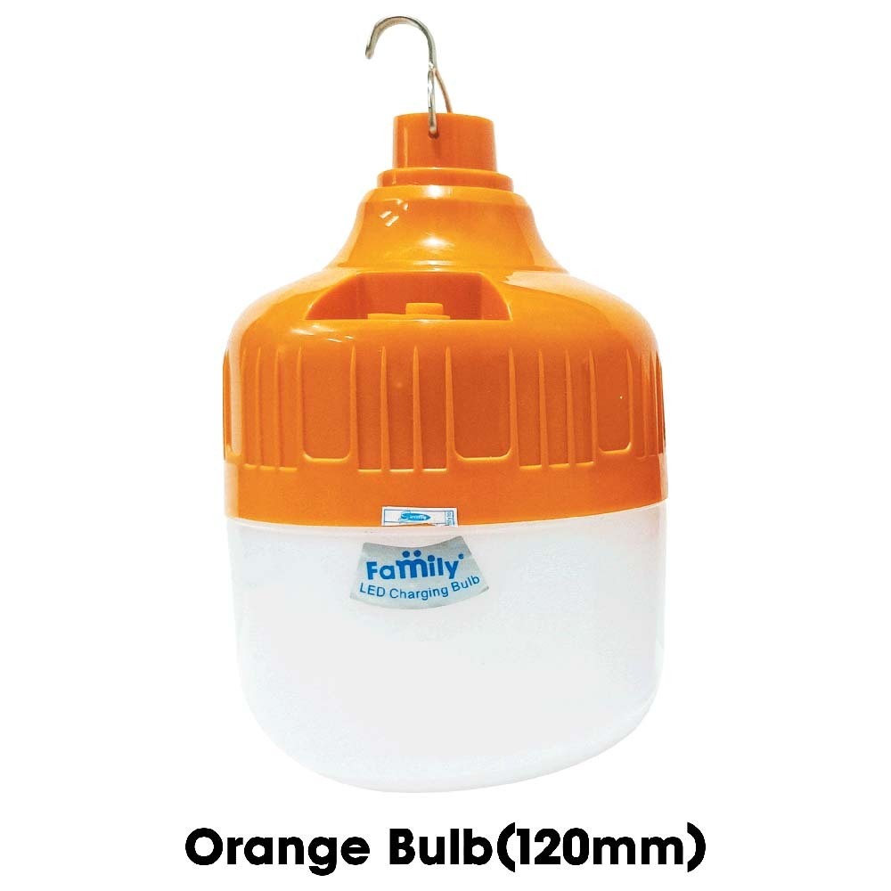 Family Orange LED Charging Bulb 150W (120mm)