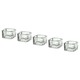 Ikea Glasig Tealight Holder, Clear Glass, 5X5CM 202.901.26