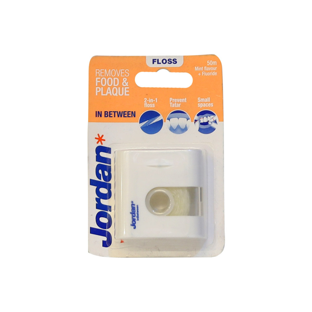 Jordan Dental Floss Tape Mint In Between 50M