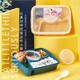 Food Container Lunch Box 4 Comparment Blue