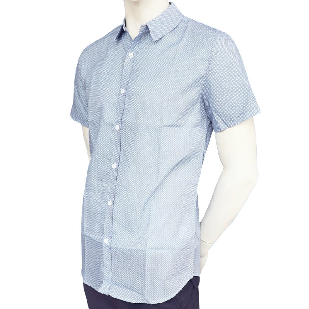 Cottonfield Men Short Sleeve Printed Shirt C99 (Large)