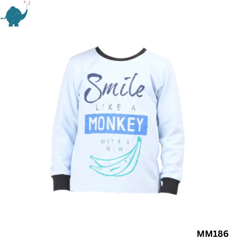 Max & Mia Boys Long Sleeve Top MM186 Large