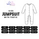 Te Te & Ta Ta Jumpsuit With Footies Pink 0-3 Months (3Pcs/1Set) KJSF-L102