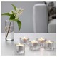 Ikea Glasig Tealight Holder, Clear Glass, 5X5CM 202.901.26