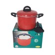 Stock Pot with Aluminium Lid ST-18AL (18CM)