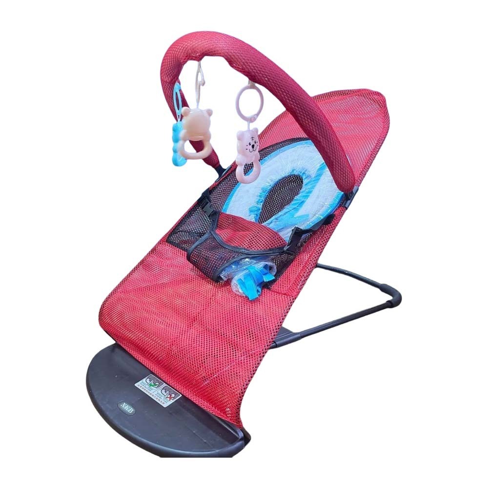 Baby Cele 201 Bouncer Swing Chair with Breathable Mesh Red 12032
