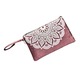 Bonita Envelope Bag Reddish Brown Silver