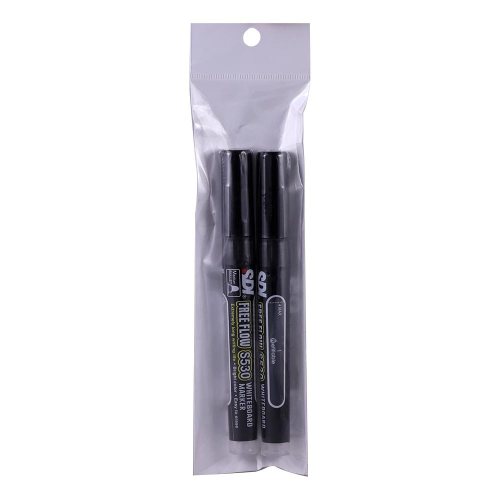 Sdi Whiteboard Marker 2PCS S530 (Black)