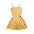 Bambi Lady Silk Night Dress AA0031 Gold Large