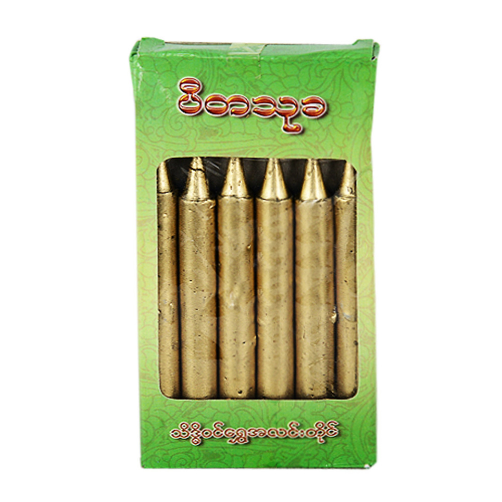 Peta Thuka Candle Gold 6PCS