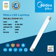 Midea LED Batten Light MDLBLL1240W (4') ,6500K