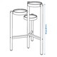 Ikea Satsumas Plant Stand, Bamboo/White, 78 CM Wood 602.949.62