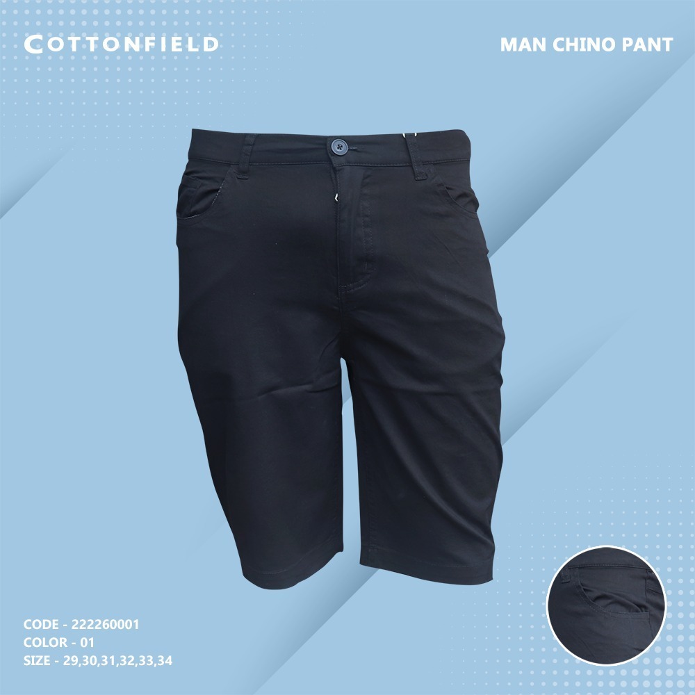 Cottonfield Men Short Chino Pant C01 (Size-34)