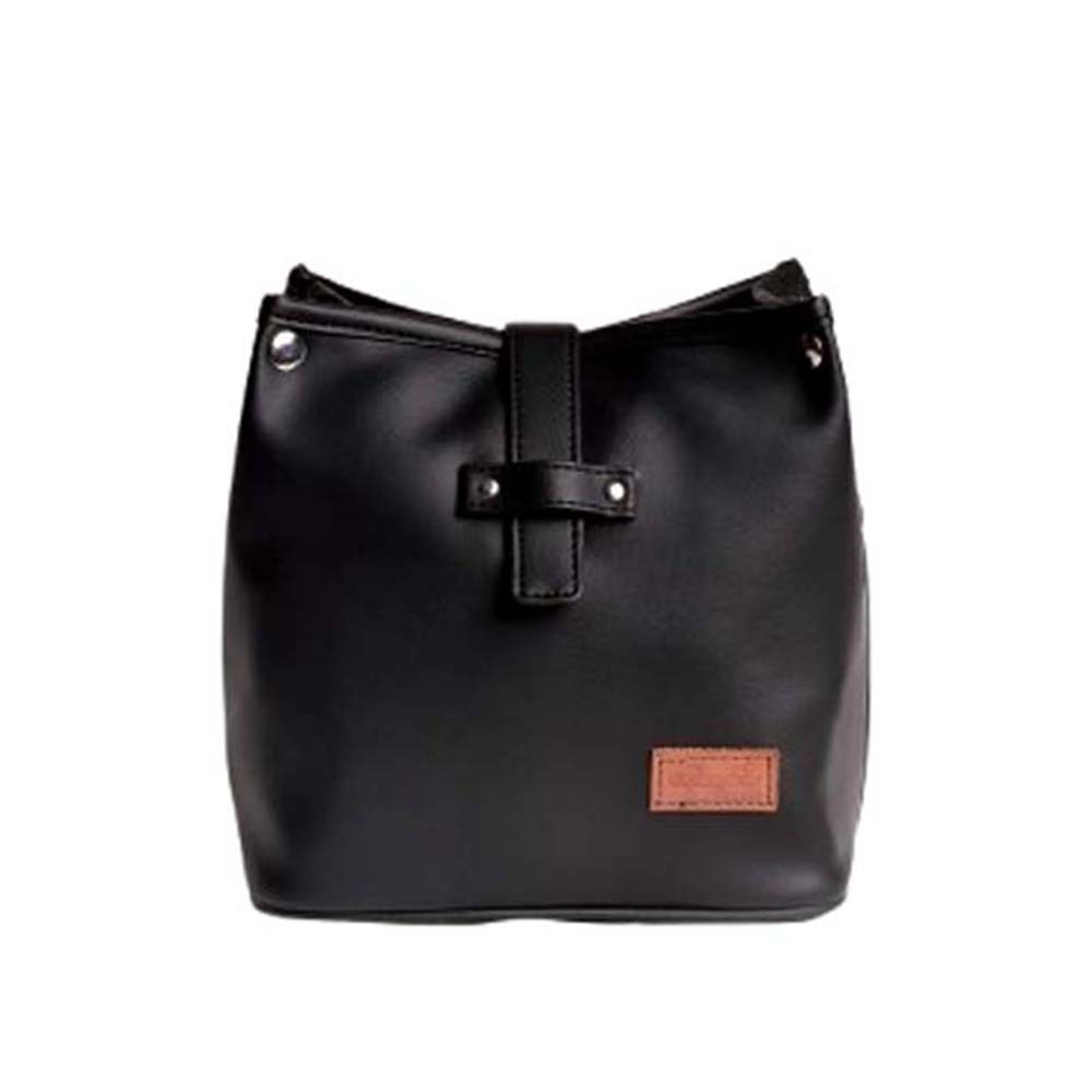 Nway Nhaung Simple Dimple Bucket Bag (Black)