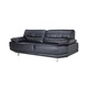 Index Becky/L 2/S Sofa PVC BK