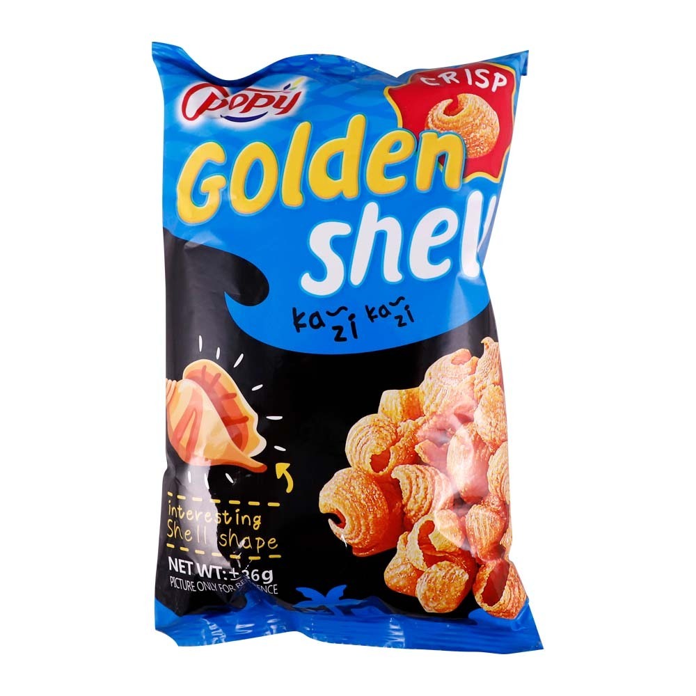 Popy Crisp Golden Shell Snack 36G