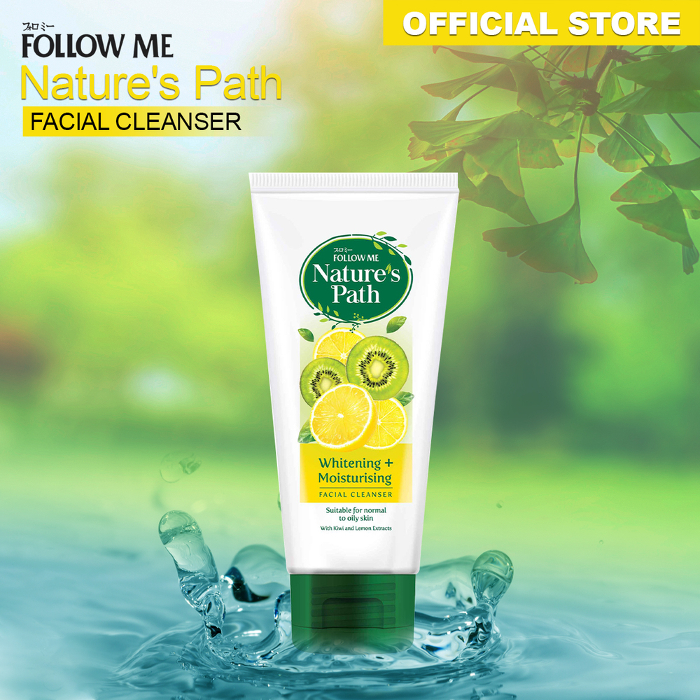 Follow Me Nature's Path Whitening & Moisturising Facial Cleanser 160G