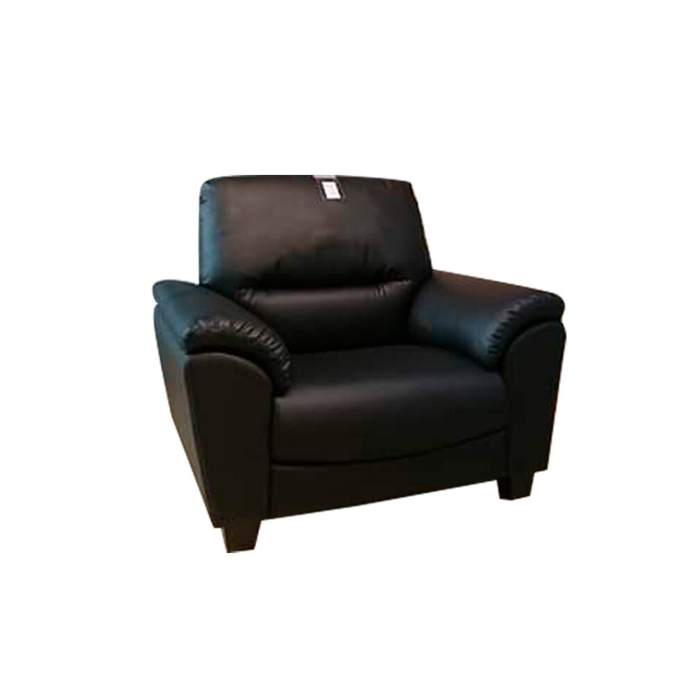 Cozy Jet Black Sofa (1 Seat)