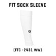 Fit Fit Sock Sleeve White FTC-2431-WW