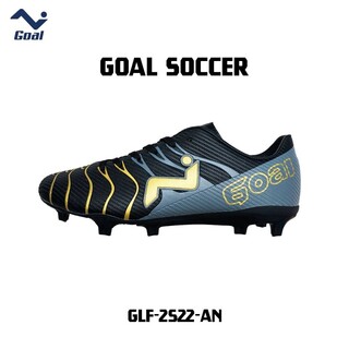 Goal Soccer Shoes GLF-2522 Black/Gold/AN (No-45)
