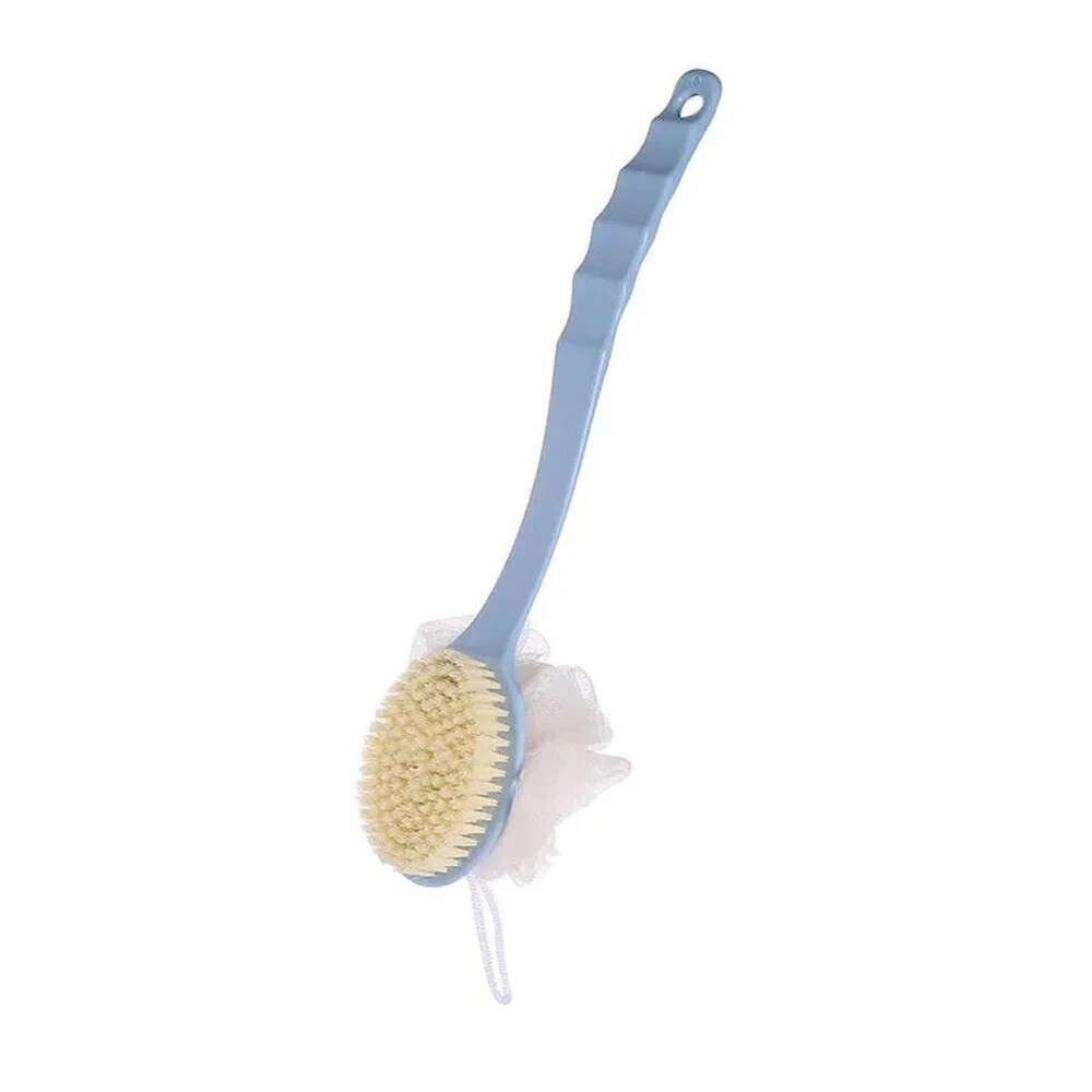 2 in 1 Bath Body Brush with Loofah Sponge KPTBPC00013 Blue