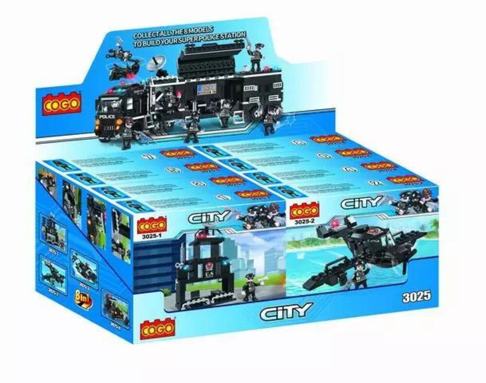 Cogo Bricks Toy NO.3025 (City)