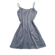 Bambi Lady Silk Night Dress AA0025 Gray Large